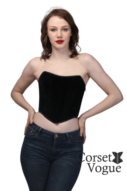 Chic Black Corset Top