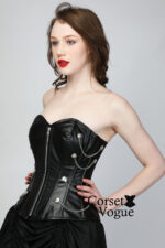 Dark Enchantment: Black Gothic Women's Corset - Image 4