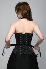 Gothic Printed Over Bust Corset - Image 4