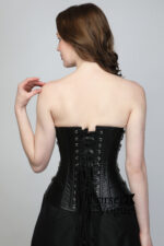 Dark Enchantment: Black Gothic Women's Corset - Image 5