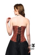Elegant Damask: Printed Waist Trainer Corset - Image 4