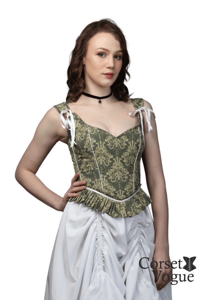 Regal Victorian: Printed Overbust Stays - Image 1