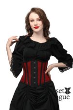 Bold and Beautiful: Red Underbust Corset