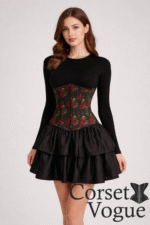 Rose Under Bust by Corset Vogue