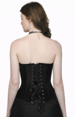 Seductive Black Velvet Over bust Corset